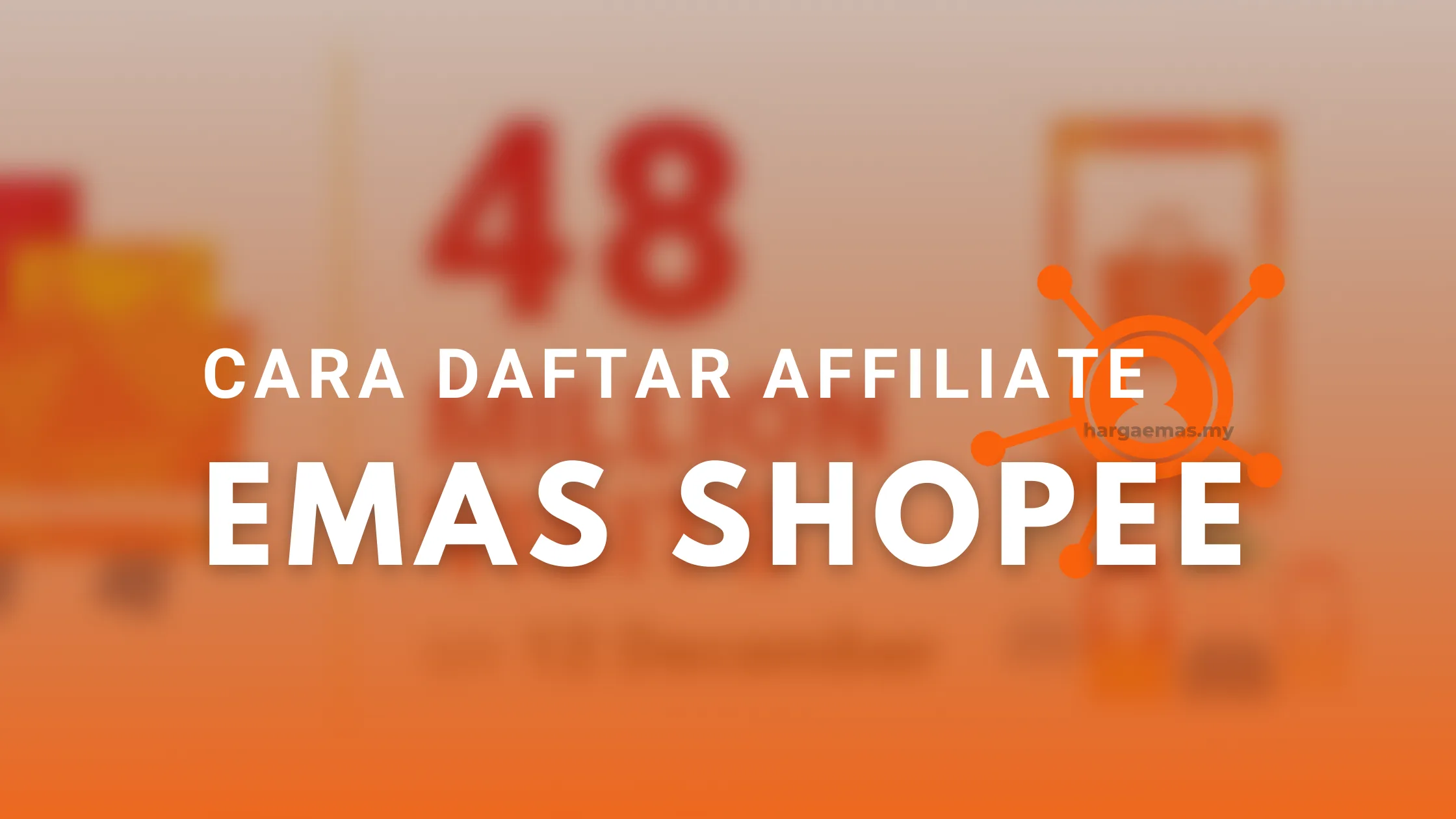 Cara Jual Emas Guna Affiliate Shopee